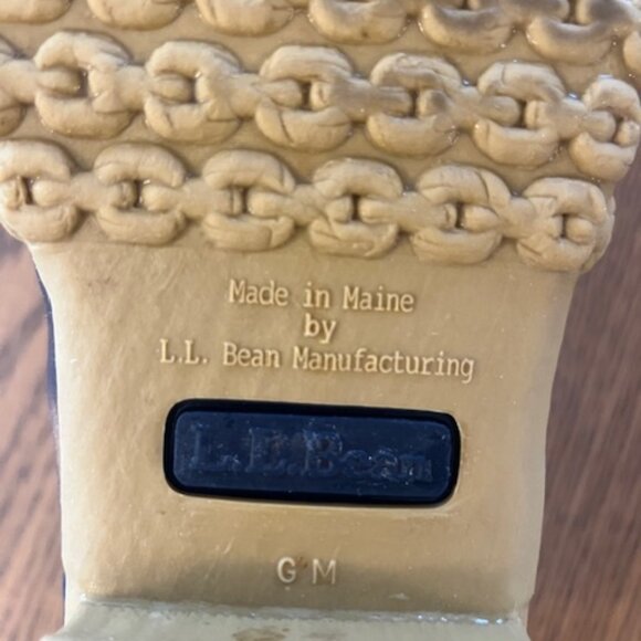 Women's Bean Boots, 7" Fleece-Lined Insulated Front-Zip - Navy size 10 - Picture 4 of 7